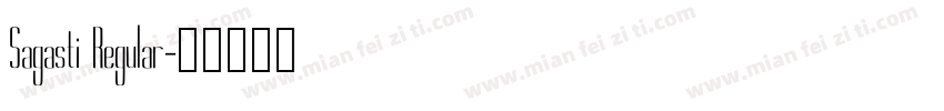 Sagasti Regular字体转换